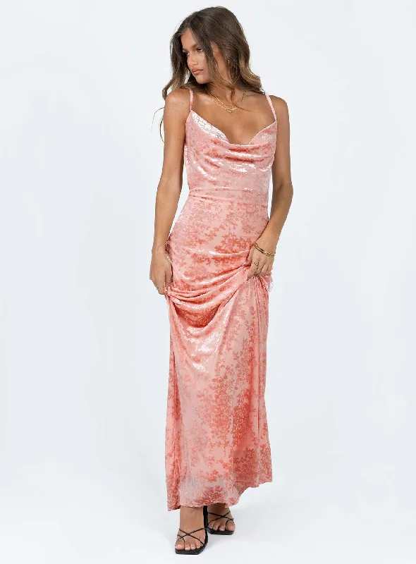 Amiya Maxi Dress Pink