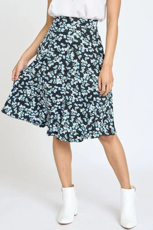 Floral Swing Skirt