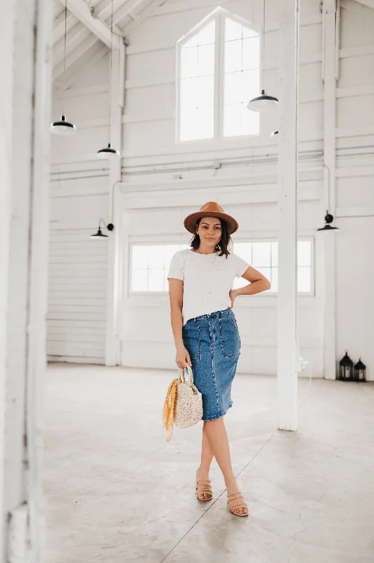 Jackie Denim Skirt