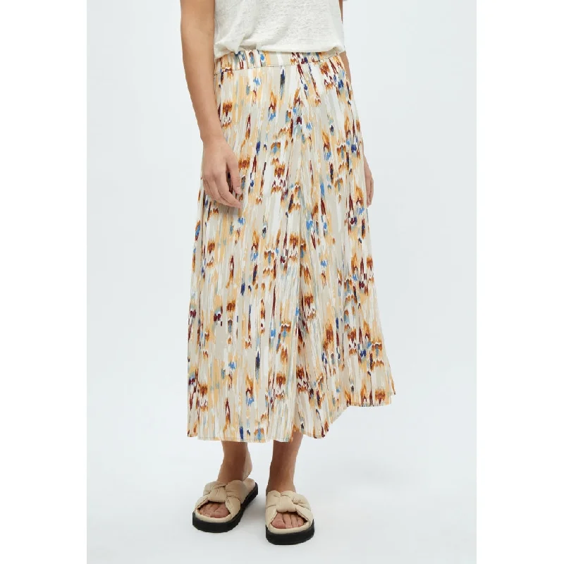 Mahogany Julianna Skirt - Feather Gray Print