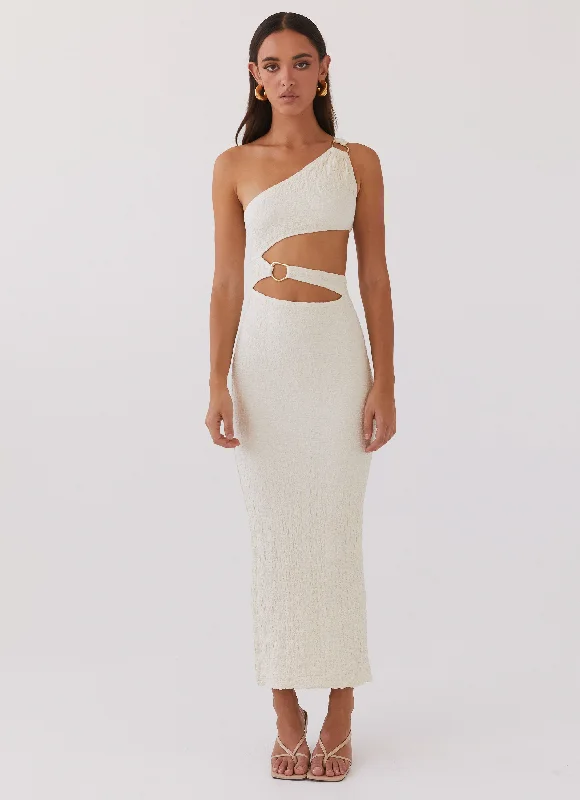 North Haven Maxi Dress - Ivory Wave