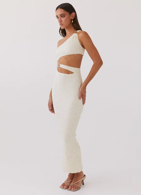 North Haven Maxi Dress - Ivory Wave