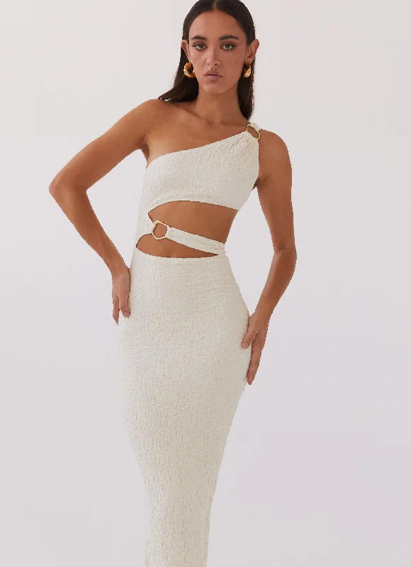 North Haven Maxi Dress - Ivory Wave