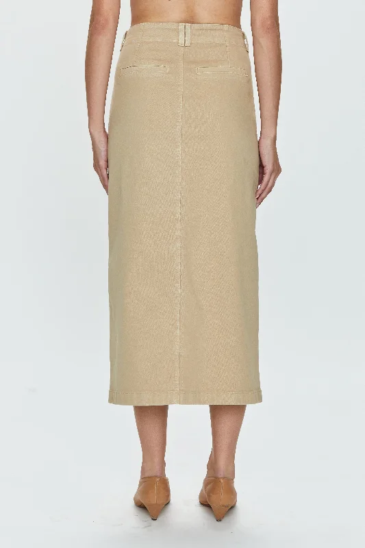 Pamela Utility Skirt - Latte