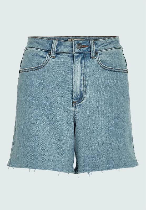 PCFione Jeans Shorts - Light Blue Wash