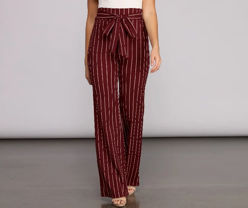 Tie Me Up High Waist Pants