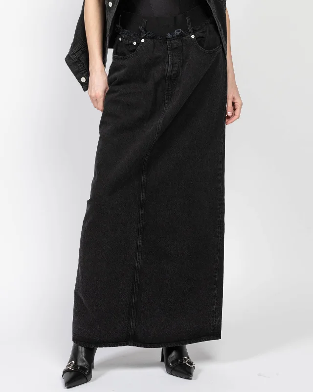 Maxi Denim Skirt