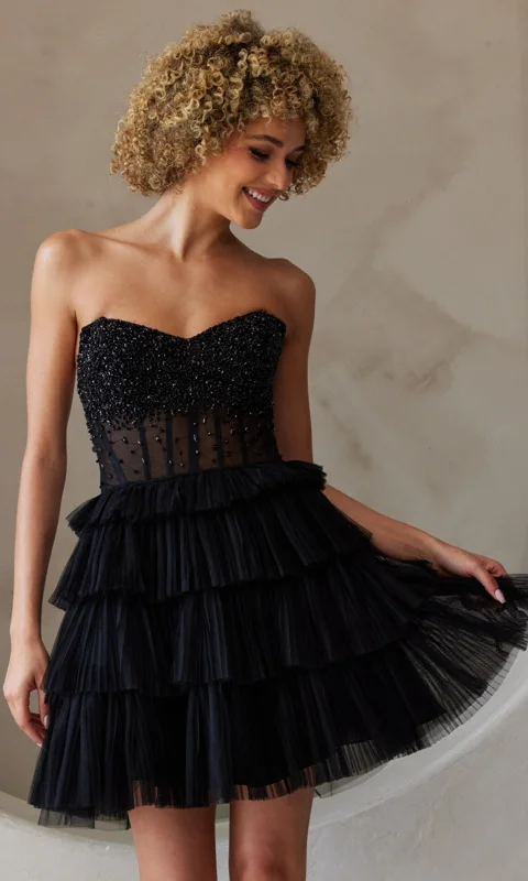 Short Homecoming Dress BZ9999S by Amelia Couture