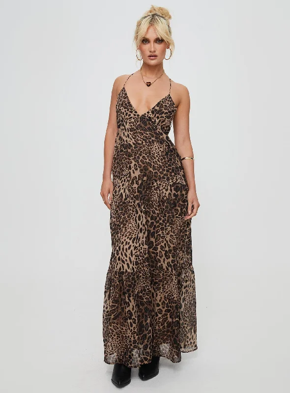 Chelsea Maxi Dress Brown