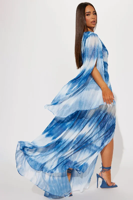 Daniella Maxi Dress - Blue/combo