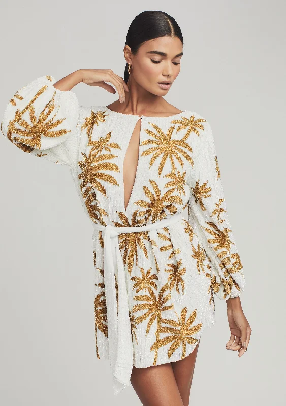 Grace Sequin Palm Dress