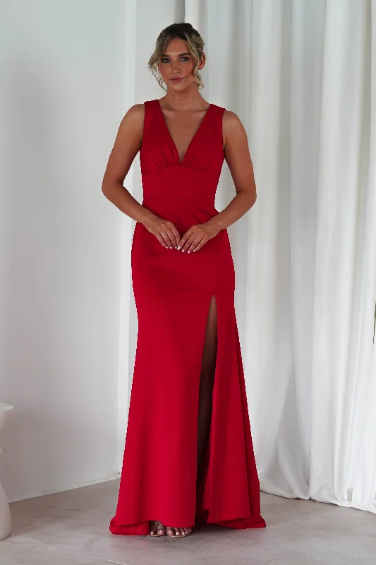 Kleo Bodycon Gown | Red