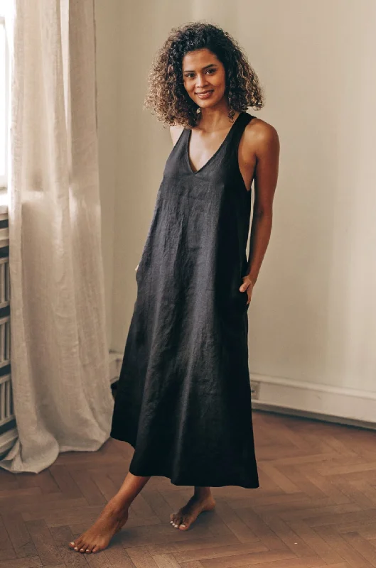 Minimalist Linen Dress