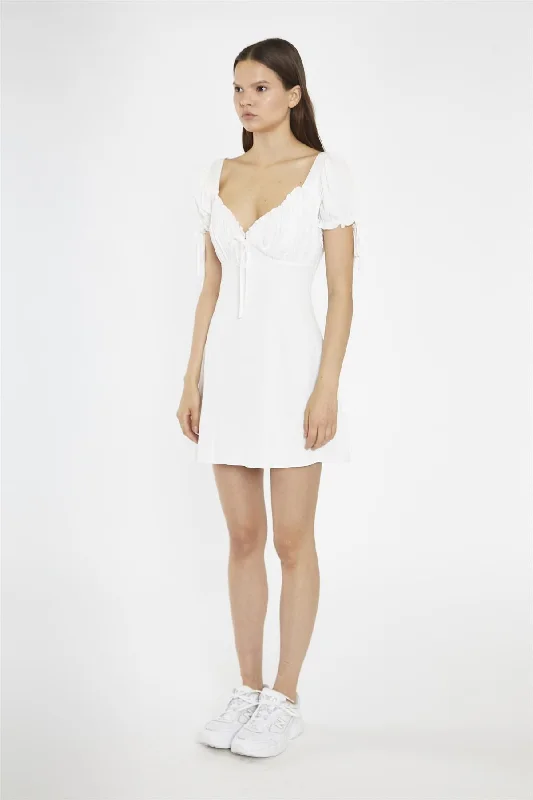 Off-White Milkmaid Mini-Dress