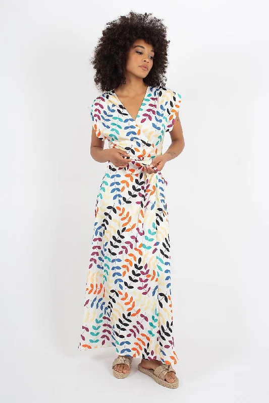 Sargasso Sea Claude Wrap Dress