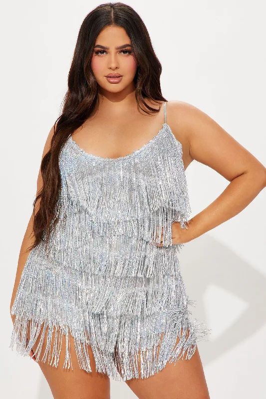 The After Party Sequin Mini Dress - Silver