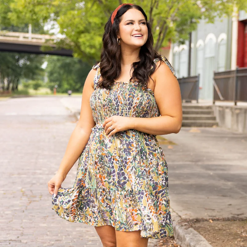 Weekend Sun Dress, Green Moss