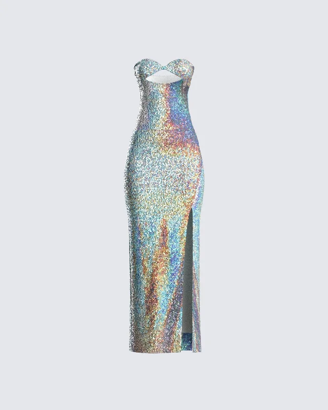 Alexi Multi Sequin Gown