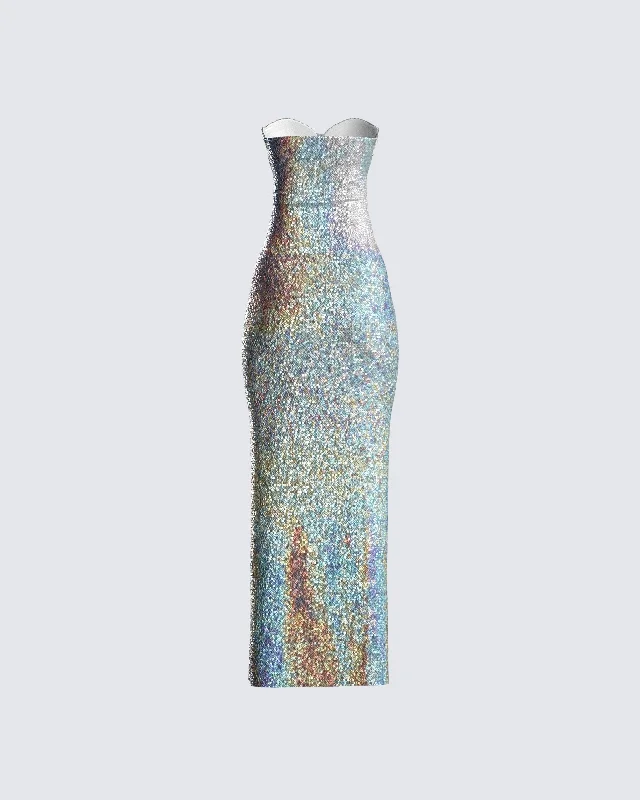 Alexi Multi Sequin Gown