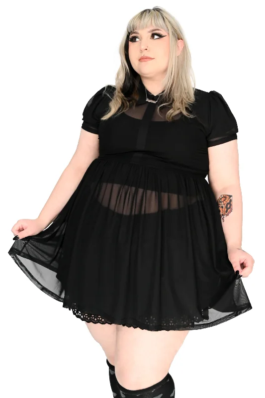 Courtney Mesh Babydoll Dress- No Restock! - Size Small left!