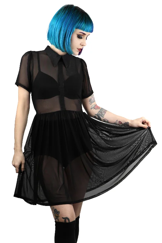 Courtney Mesh Babydoll Dress- No Restock! - Size Small left!