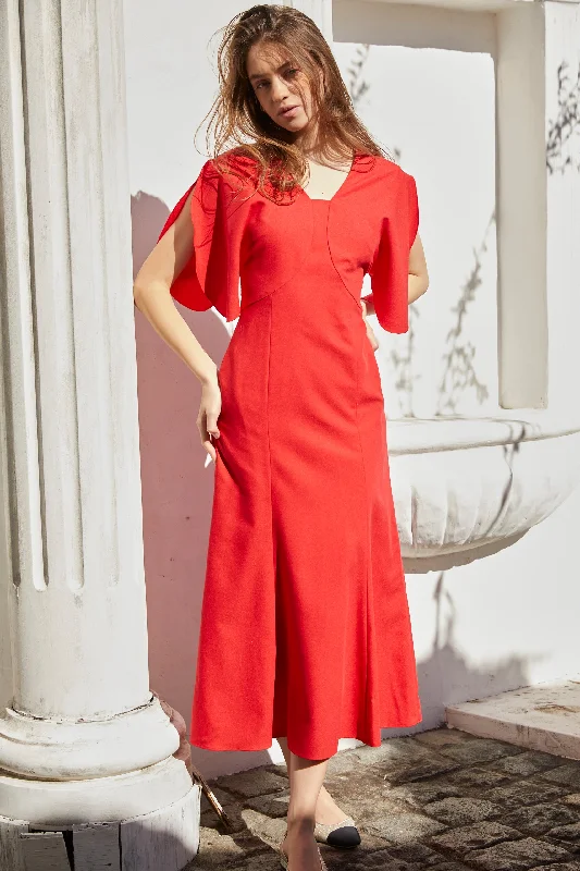 Josephine Dress <br> -RED-