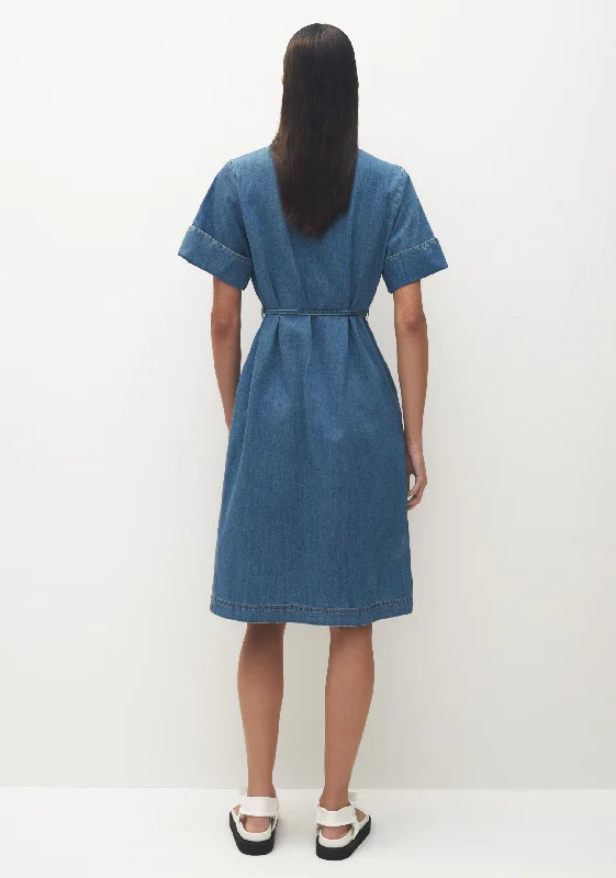 MORRISON VIVIAN DENIM DRESS - BLUE