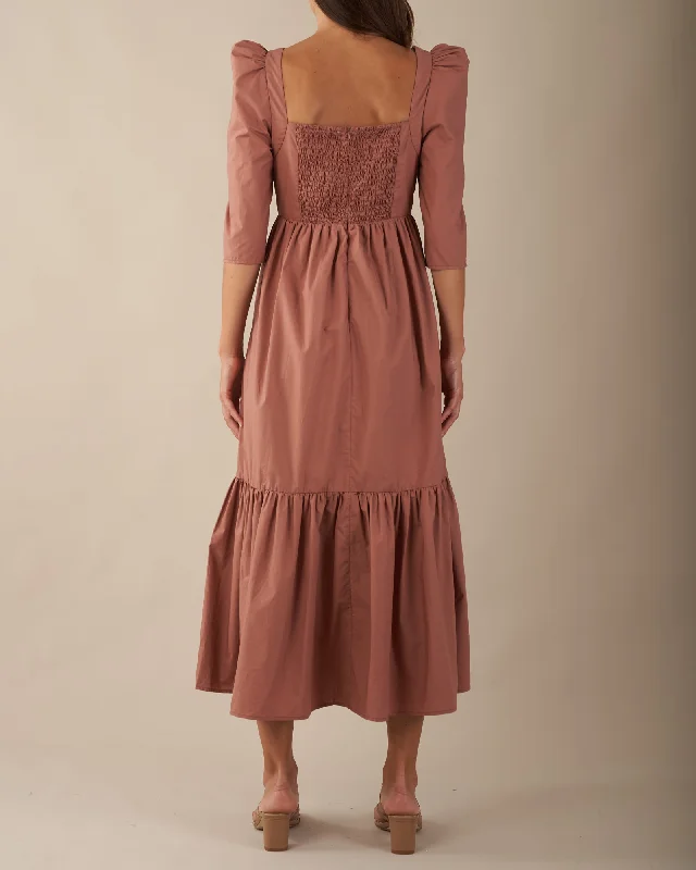 Prairie Maxi Dress - Rosewood