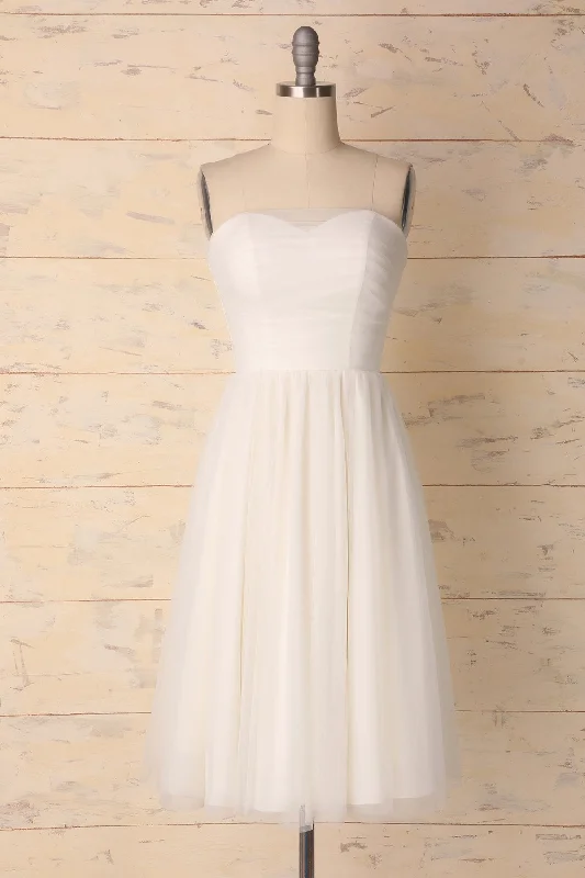 White Sweetheart Dress